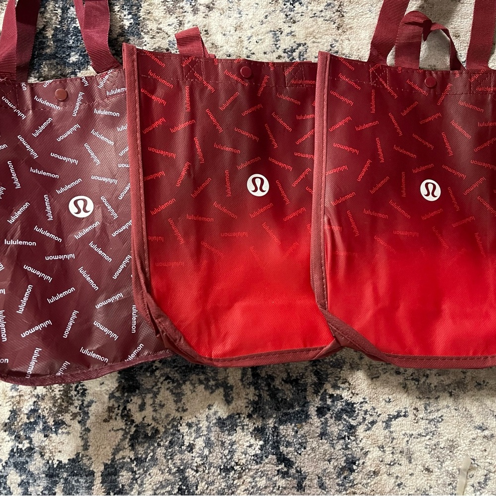 Lululemon reusable showing bags(3)